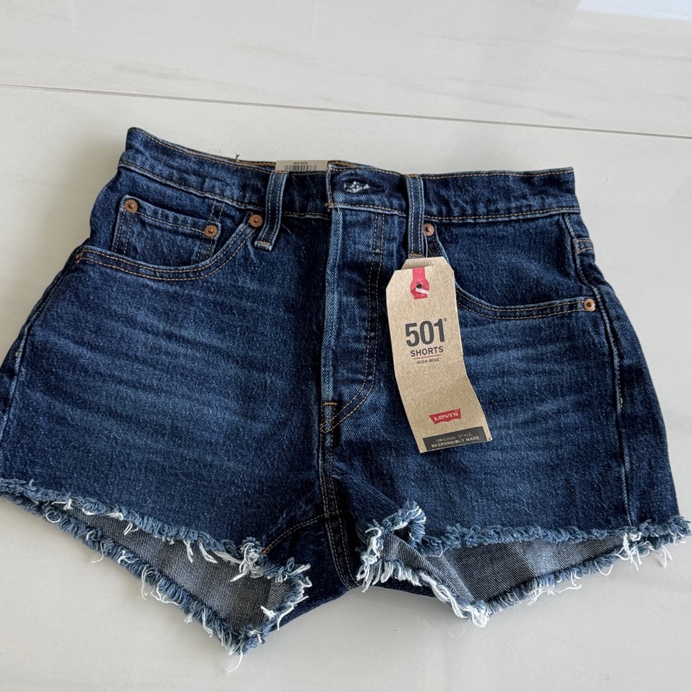 Levi's Women's 501 Jean Shorts - Deep Indigo